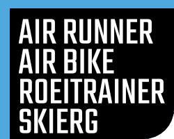Air Runner/Air Bike/Roeitrainer/SkiErg.