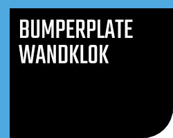 Bumperplate Wandklok Bumperplate Wandklok
