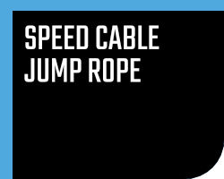 Speed cable jump rope