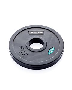 Ol. Zwarte Rubber Halterschijf 2,5 kg