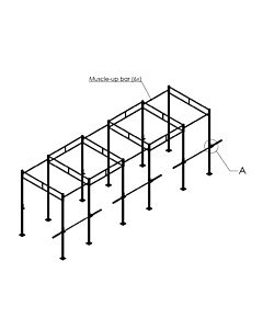 Crossfit Station INDOOR Losstaand MP205