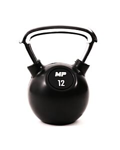 MP1304 Kettlebell Rubber/Chrome 12 kg