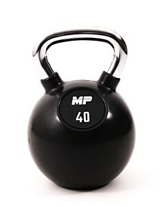 MP1304 Kettlebell Rubber/Chrome 40 kg