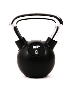 MP1304 Kettlebell Rubber/Chrome 8 kg