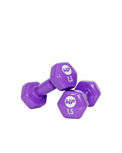 Vinyl dumbbells MP920 2 x 1.5 kg