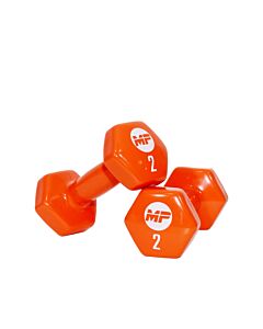 Vinyl dumbbells MP920 2 x 2 kg