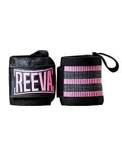 Reeva wrist wraps pink