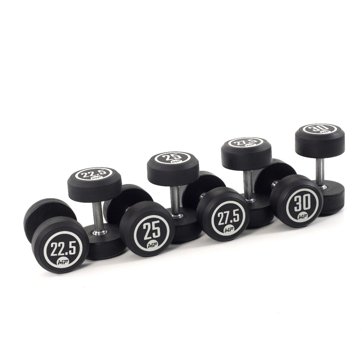 Verdienen Barcelona Schots Ronde dumbbellset: 2.5 - 10 kg - Muscle Power