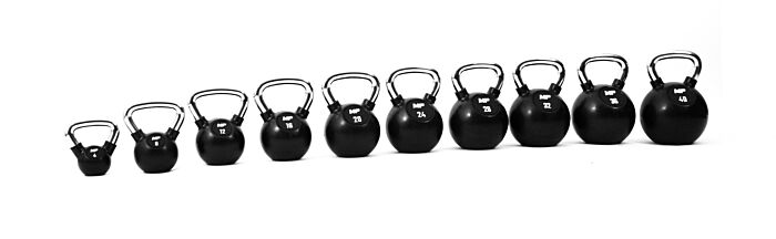 Kettlebell Rubber/Chrome MP1304