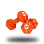 Vinyl dumbbells MP920 2 x 2 kg