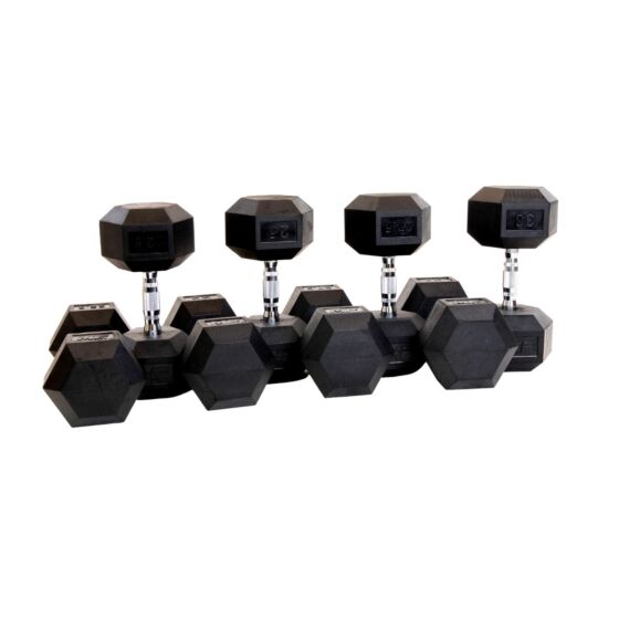 MPHEX300 Hexa Dumbbellserie 22.5 - 30 kg voordeelset