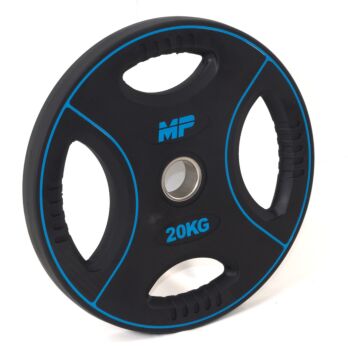 20 kg Polyurethaan 4 Grip Halterschijf 50 mm