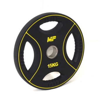 15 kg Polyurethaan 4 Grip Halterschijf 50 mm