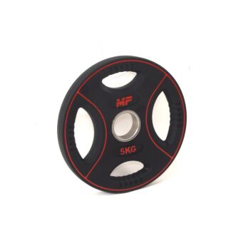 5 kg Polyurethaan 4 Grip Halterschijf 50 mm