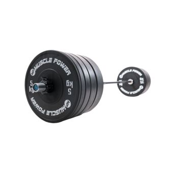 MP Crossfit bumperplate halterset HR 120 KG