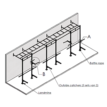Crossfit  Station Wandmodel MP38 - Outdoor