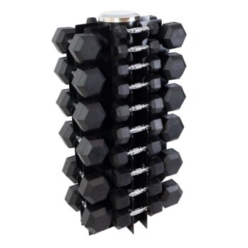 Combi Aanbieding Hexa dumbbellset 1-25 kg inclusief opberg toren.