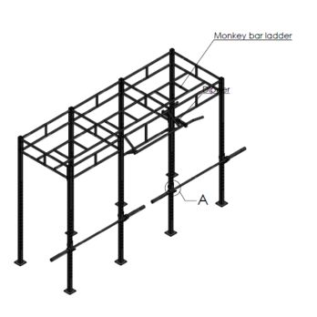 Crossfit Station Losstaand MP165 Outdoor