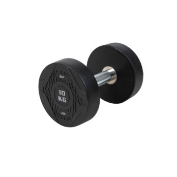 MP1012 Ronde rubber dumbbell 10 kg per stuk