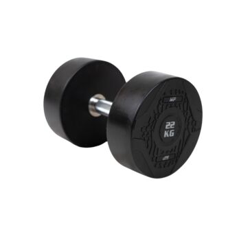 MP1012 Ronde rubber dumbbell 22 kg per stuk