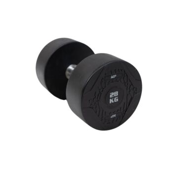 MP1012 Ronde rubber dumbbell 28 kg per stuk