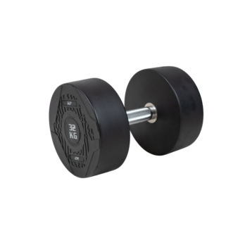 MP1012 Ronde rubber dumbbell 32kg per stuk