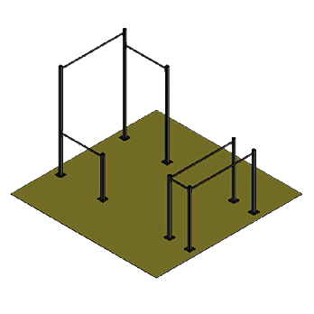 Crossfit station losstaand MP107 - Indoor
