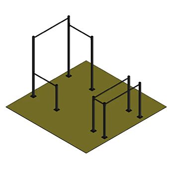 Crossfit station losstaand MP107 - Outdoor