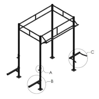 Crossfit Station Losstaand MP120 Outdoor