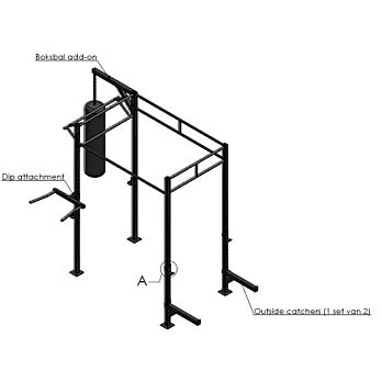 Crossfit Station Losstaand MP121 indoor