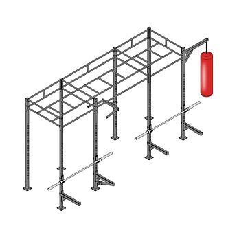 Crossfit Station losstaand MP183  Indoor