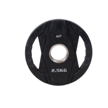 MP2005 Olympische rubber halterschijven 2 grips 2.5 KG