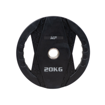 MP2005 Olympische rubber halterschijven 2 grips 20 KG