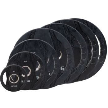 MP2005 Olympische rubber halterschijven 2 grips