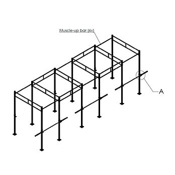 Crossfit Station INDOOR Losstaand MP205