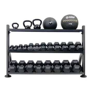 MP2076 Opbergrek Studio voor Kettlebells en/of Dumbbells