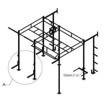 Crossfit Station Wandmodel INDOOR MP25