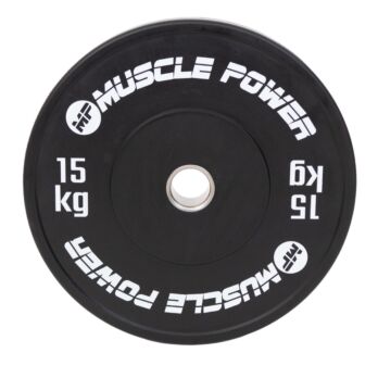 MP3026 Ol High black Bumper plate 15 kg