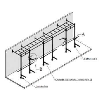 Crossfit  Station Wandmodel MP38 - Outdoor