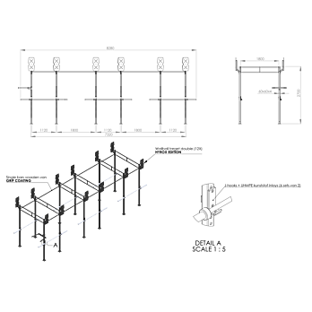 MP3910 Crossfit station losstaand INDOOR