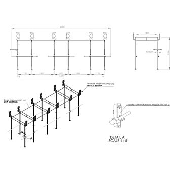 MP3910 Crossfit station losstaand INDOOR