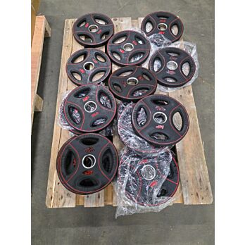 MP805 Ol halterschijf PU 5 kg SPECIALE PRIJS