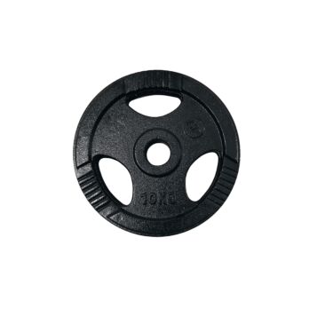 Ol. Gietijzer Schijf 10 kg 2 stuks zwart