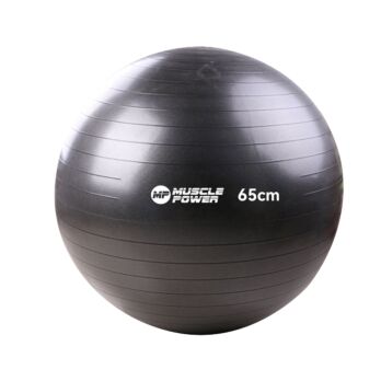 MPOK1204 Gymnastiekbal anti-burst 65 cm zwart
