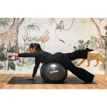 MPOK1204 Gymnastiekbal anti-burst 75 cm zwart