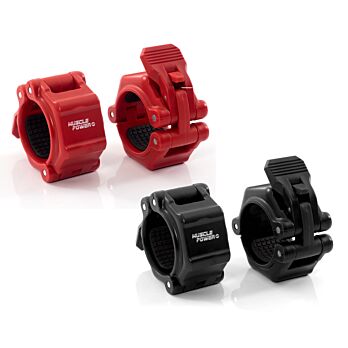 Quick Lock Collar set rood-zwart