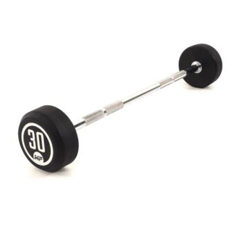 Rubber vaste halterstang 30 kg