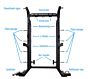 MP2391 Multi-Functioneel Squat Rack